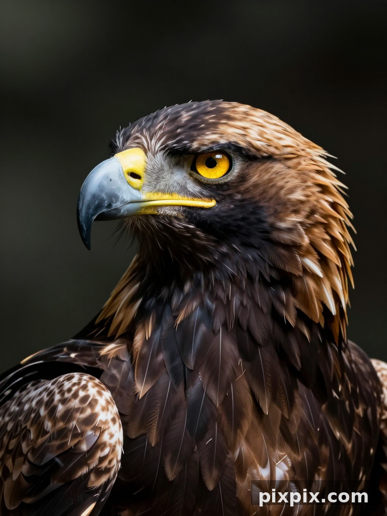 Retrato de Águia-Real - Animal