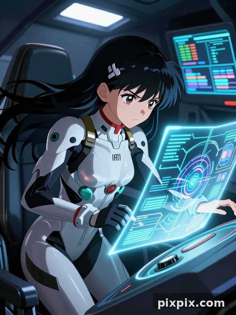 Piloto de Mecha na Cabine - Anime