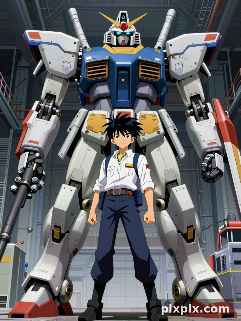 দৈত্যাকার রোবট ও পাইলট - Anime