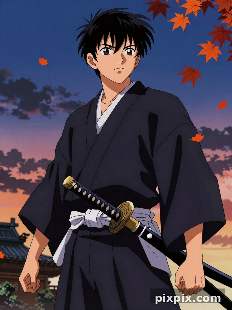 孤身武士暮色中 - 二次元