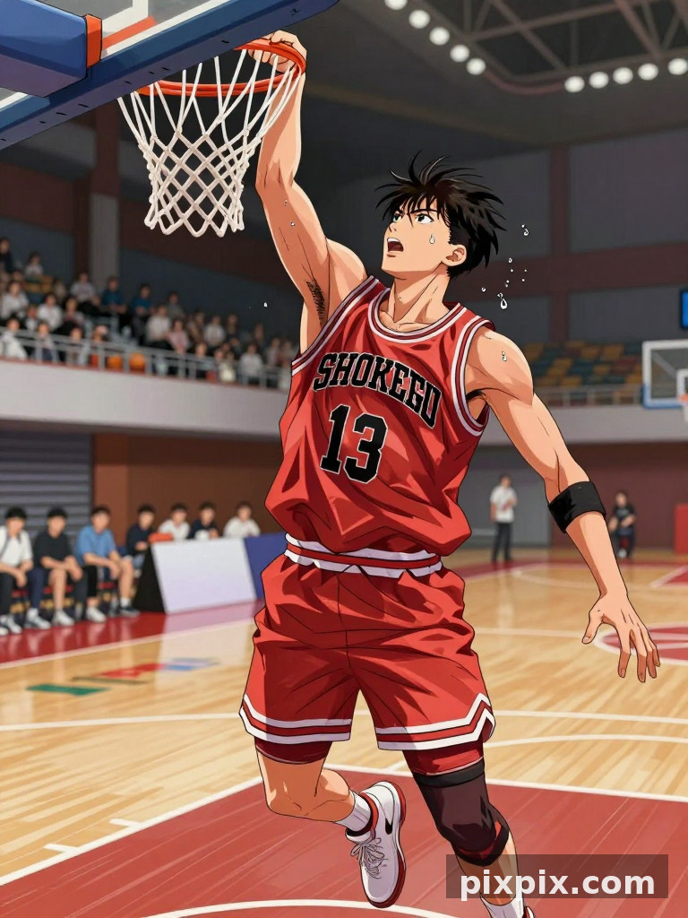 স্পোর্টস অ্যানিমে বাস্কেটবল লাফ - Anime