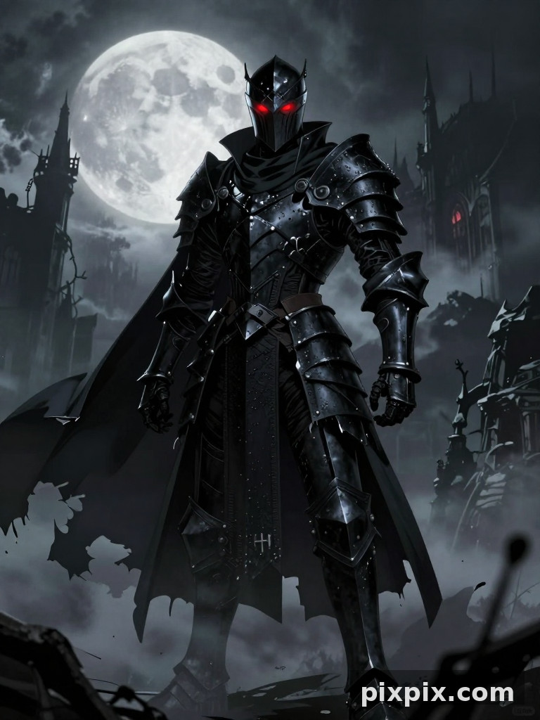Cavaliere maledetto dark fantasy - Anime