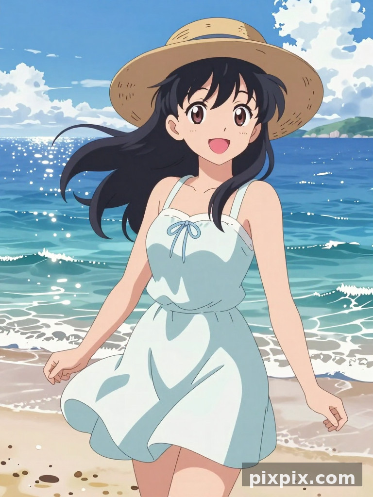 Chica de verano junto al mar - Anime