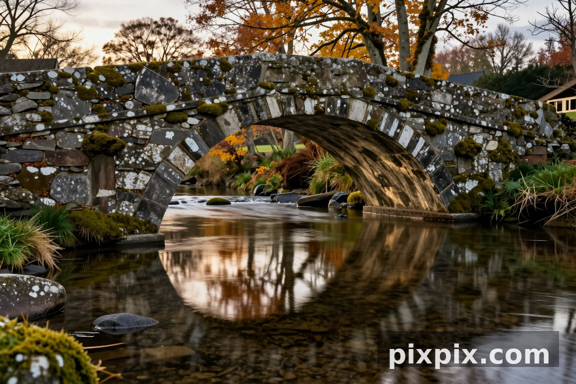 秋日石拱橋 - Architecture