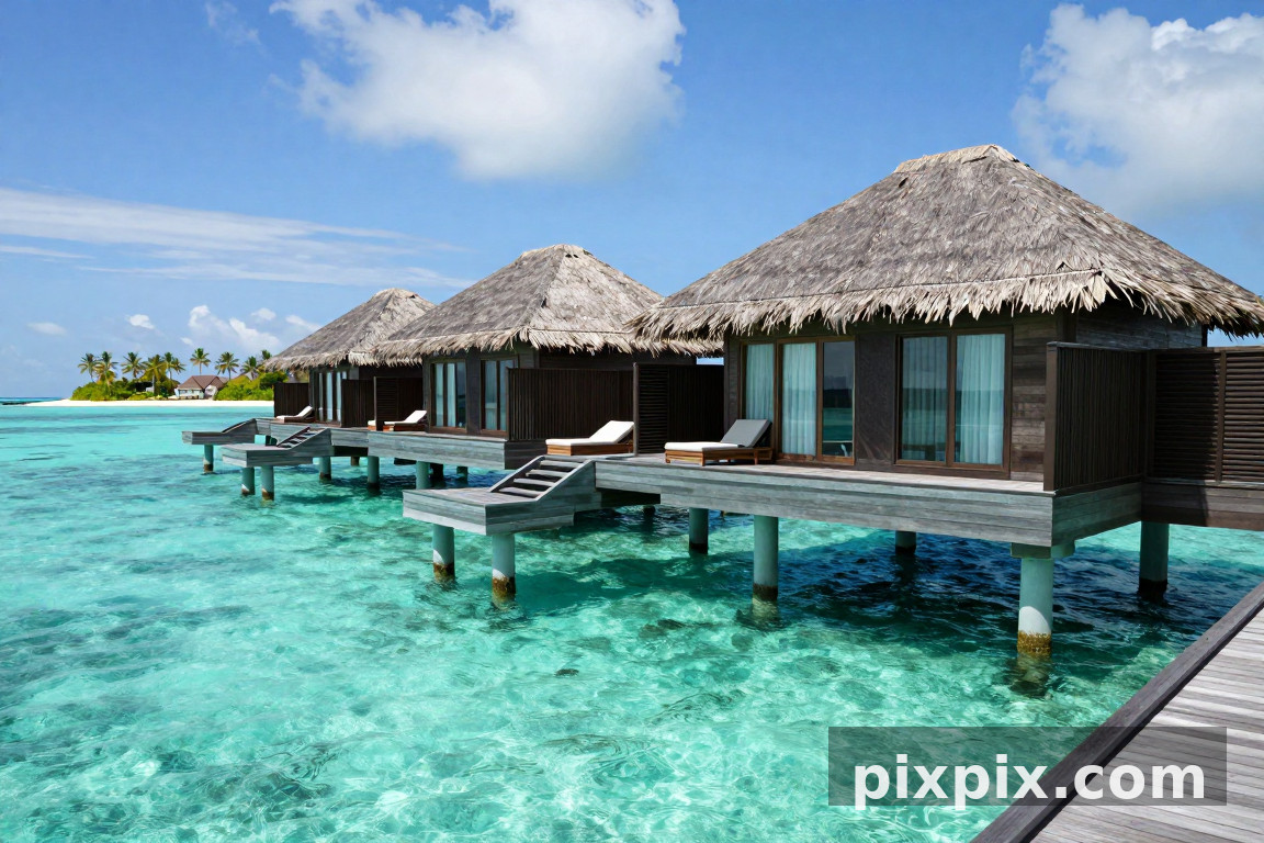 Bungalow sur pilotis tropical - Architecture
