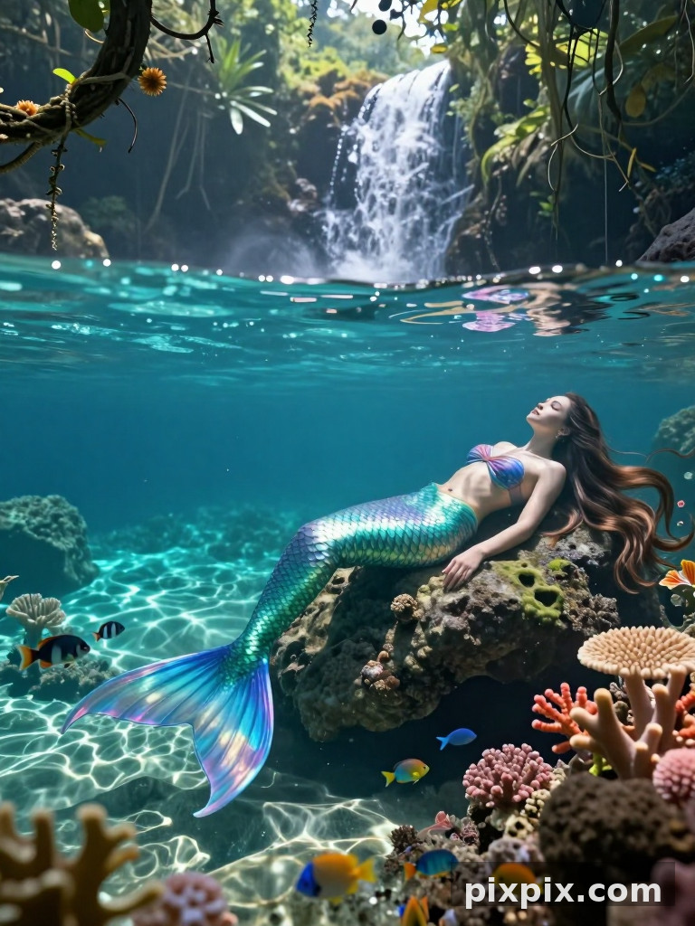 隐藏泻湖的美人鱼 - 奇幻
