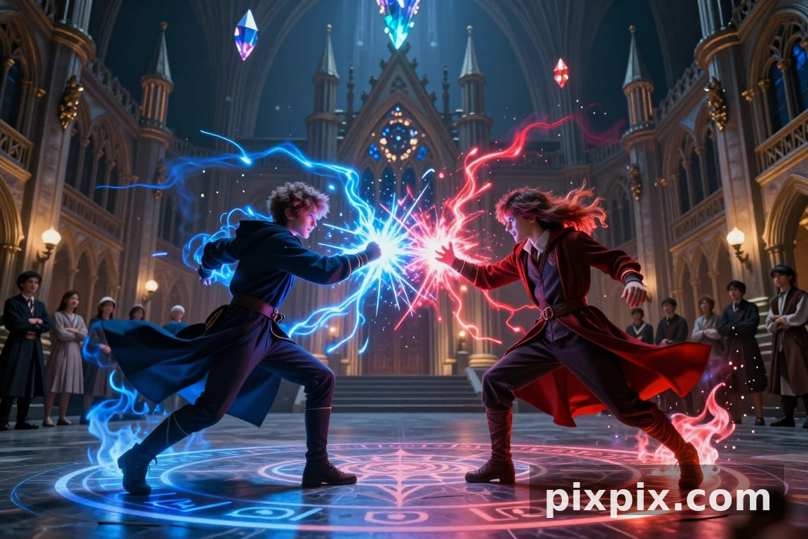 Duello all'accademia arcana - Fantasy