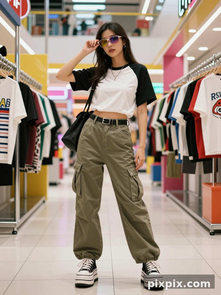 Streetwear Y2K Nostalgia de Shopping - Fashion