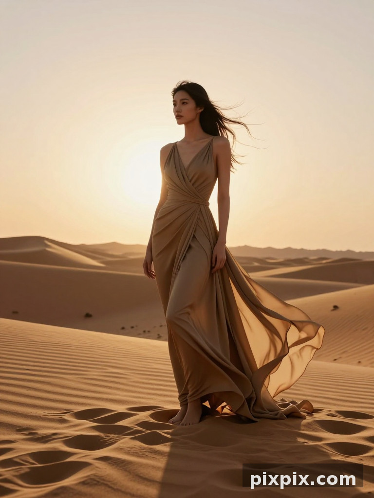 Desert Dunes High Fashion Sunset - Fashion