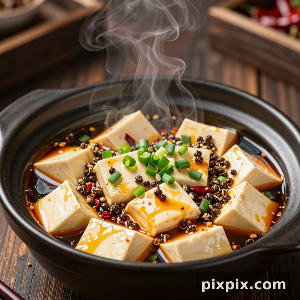 麻辣香锅豆腐 - 美食
