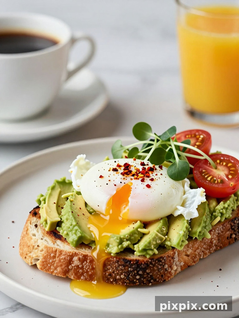 Brunch de tostada de aguacate - Food