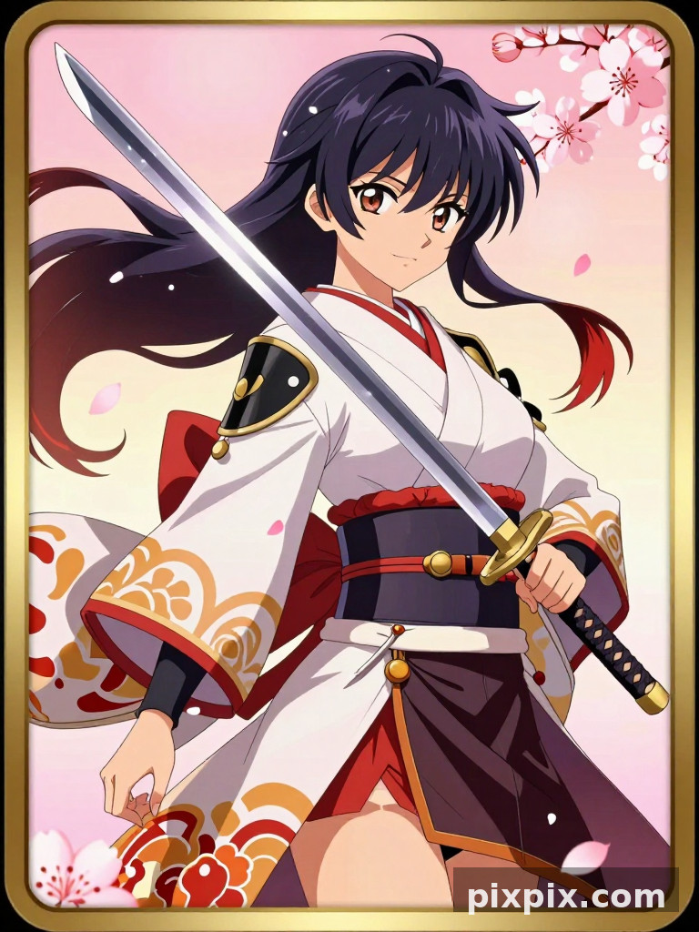 Anime-Karte Schwertmaid - Game Art
