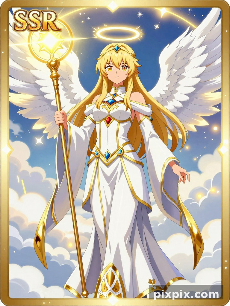 Carta anime sacerdotessa celeste - Game Art