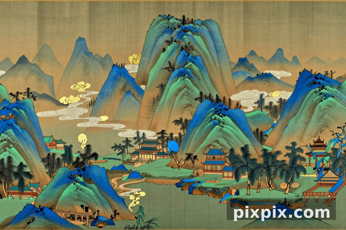 绿山碧色 - 国风古风