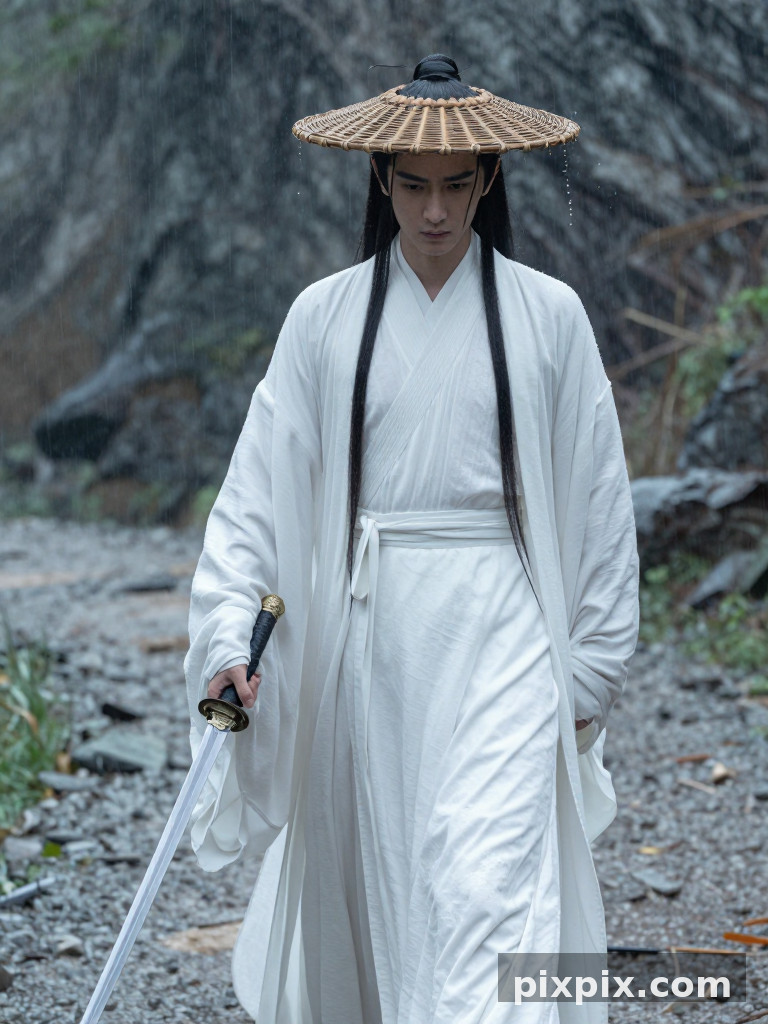 Espadachim Errante na Chuva - Chinese Style