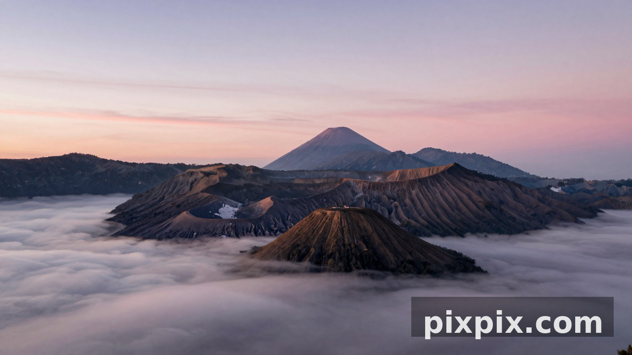 云上的休眠火山 - 风景