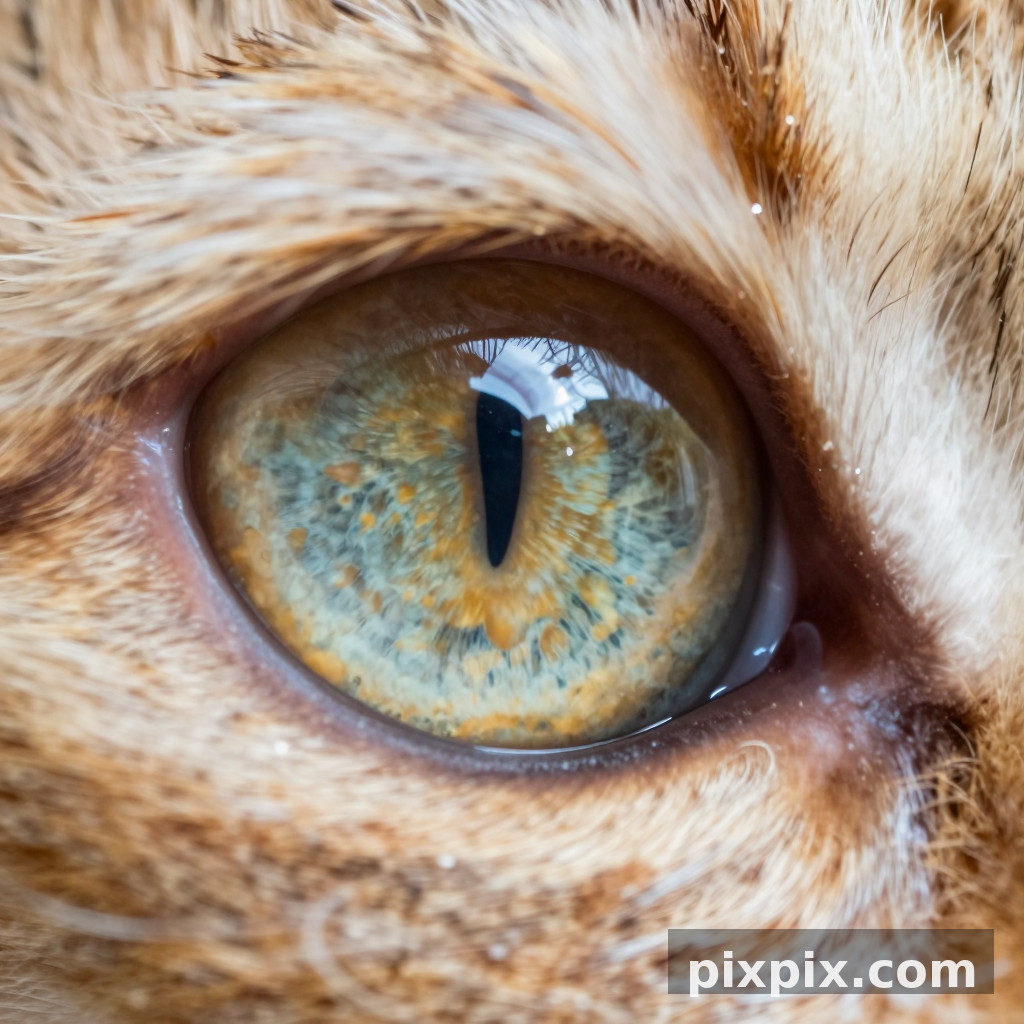 Макро щелевидного зрачка кошки - Macro