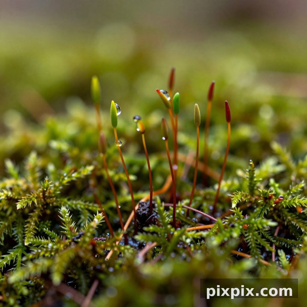 苔蘚孢蒴 - Macro