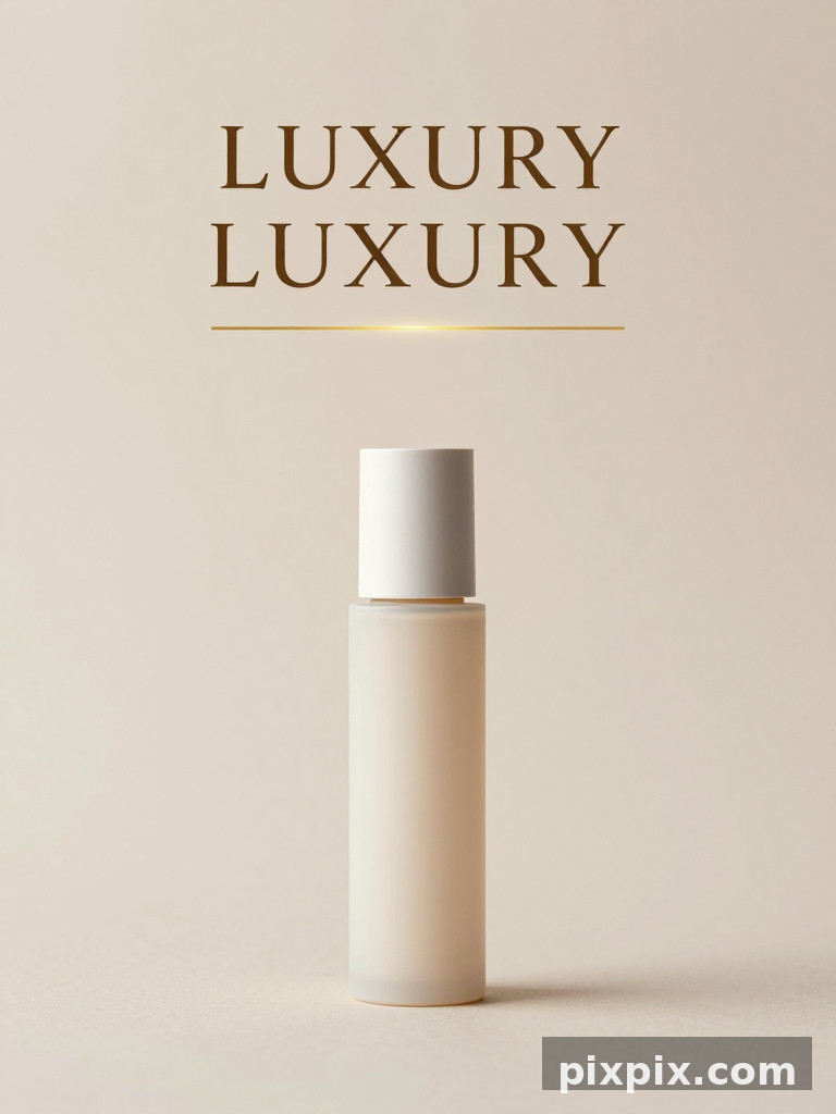 Poster promozionale minimal di prodotto di lusso - Poster