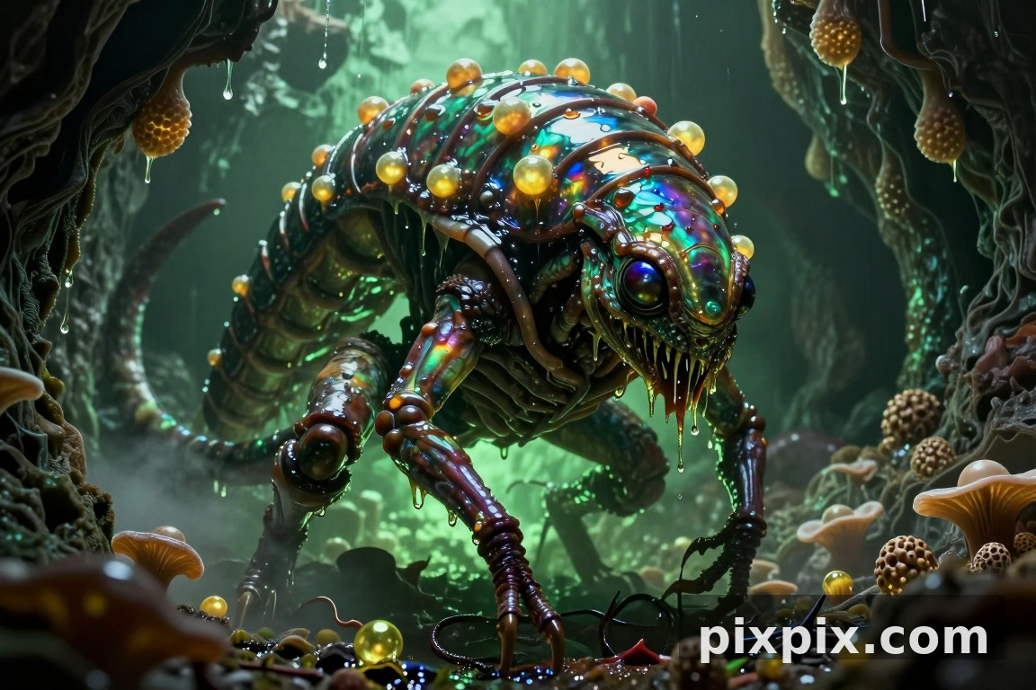 Depredador de colmena quitinoso - Sci-Fi