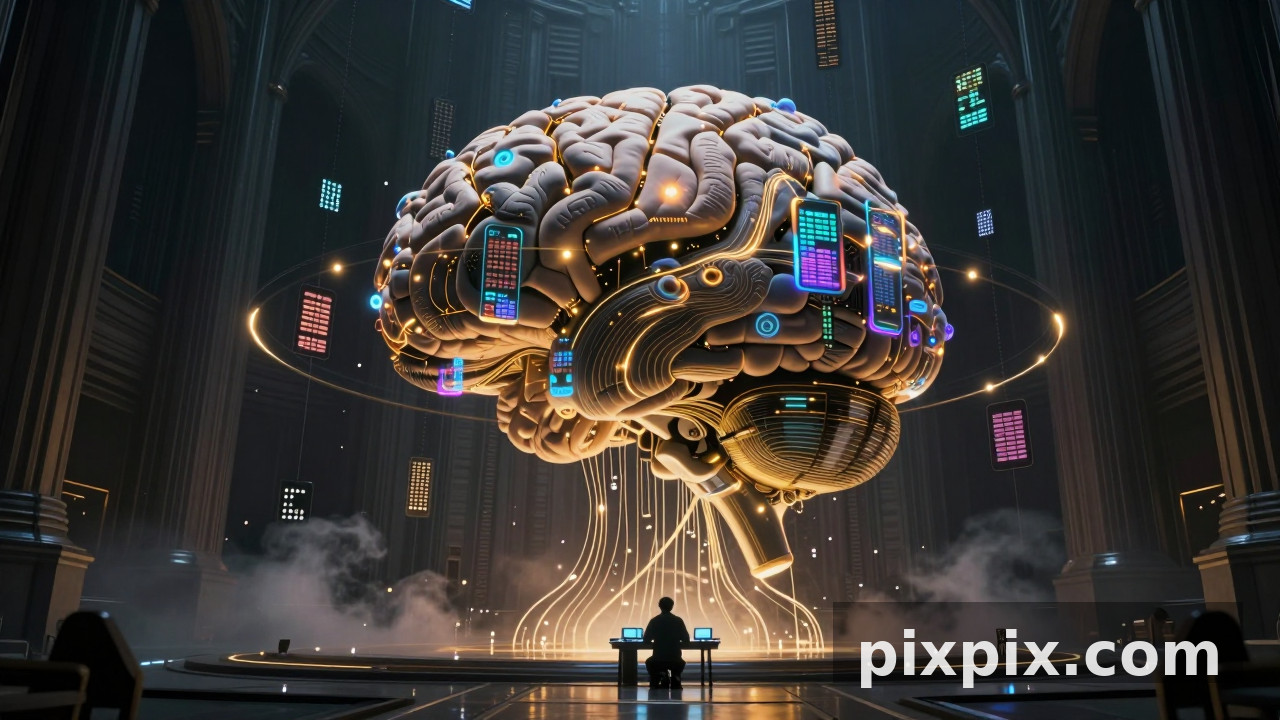 母舰的量子大脑 - 科幻
