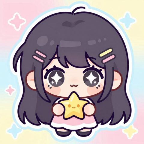 萌系吉祥物女孩 Seedream