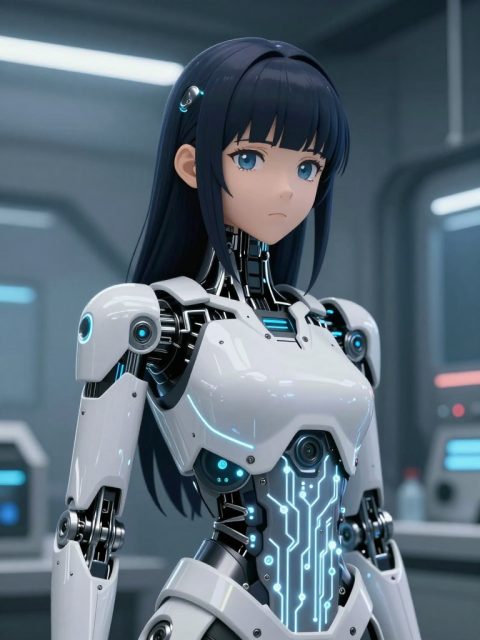 科幻机器人女孩