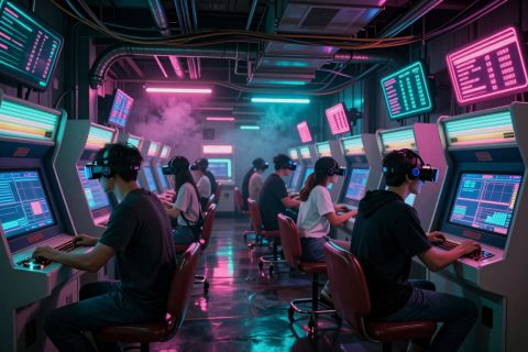 地下霓虹电玩城