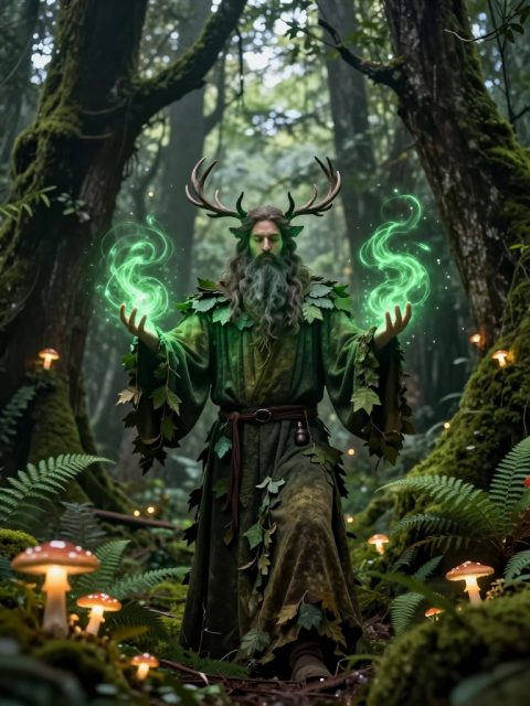 德鲁伊与古树林
