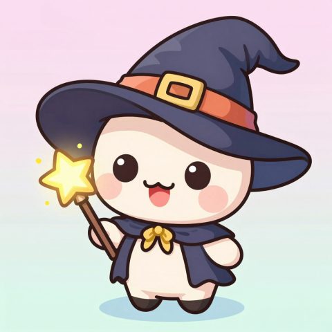 小魔导师吉祥物角色