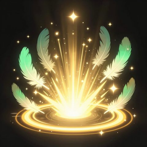 技能特效神圣治疗光环