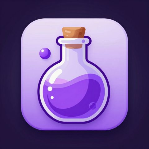 移动游戏图标魔法药水