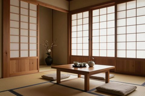 日式茶室 日式北欧风