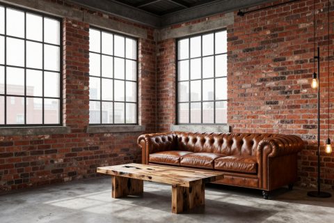 工业风loft客厅