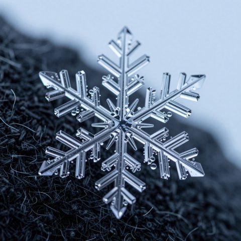 单一片雪花水晶
