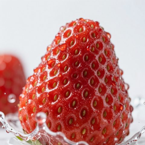 水果表面泼溅