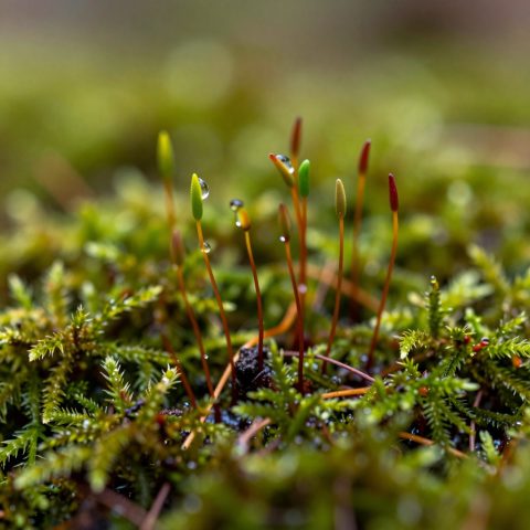 苔藓孢子体胶囊