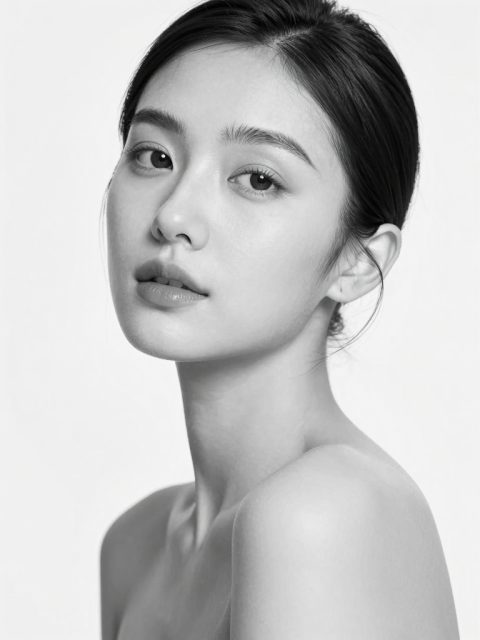 高对比度单色美