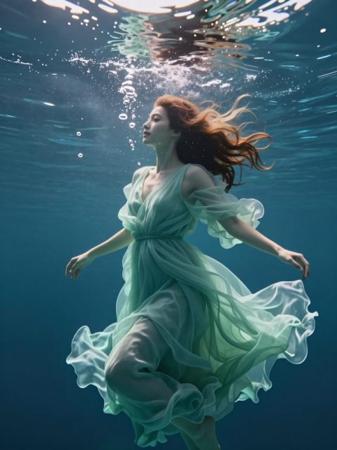 梦幻水下人像