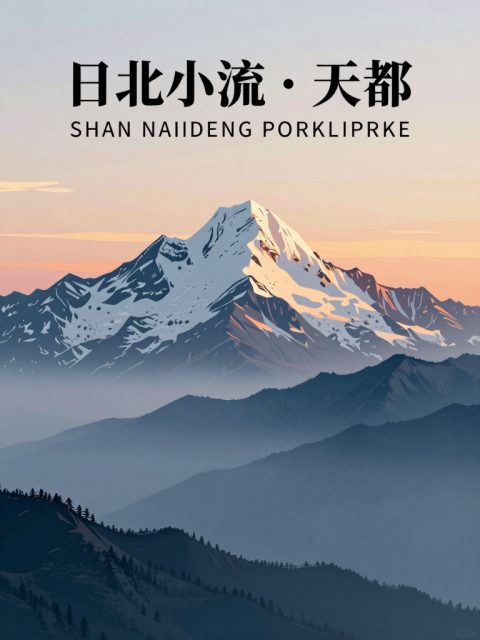 山地冒险旅行海报