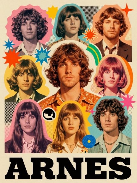 复古照片拼贴音乐海报