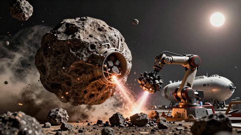 小行星采矿作业