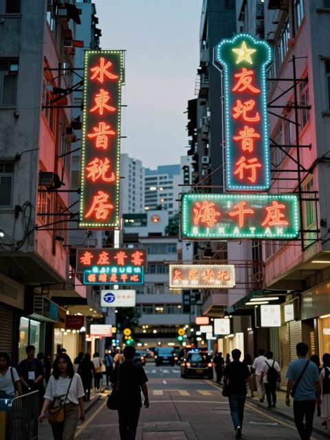 香港霓虹灯峡谷