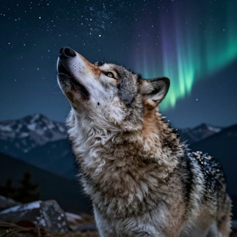双曝光 狼与山之夜